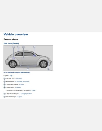 volkswagen beetle 2015 owners manual